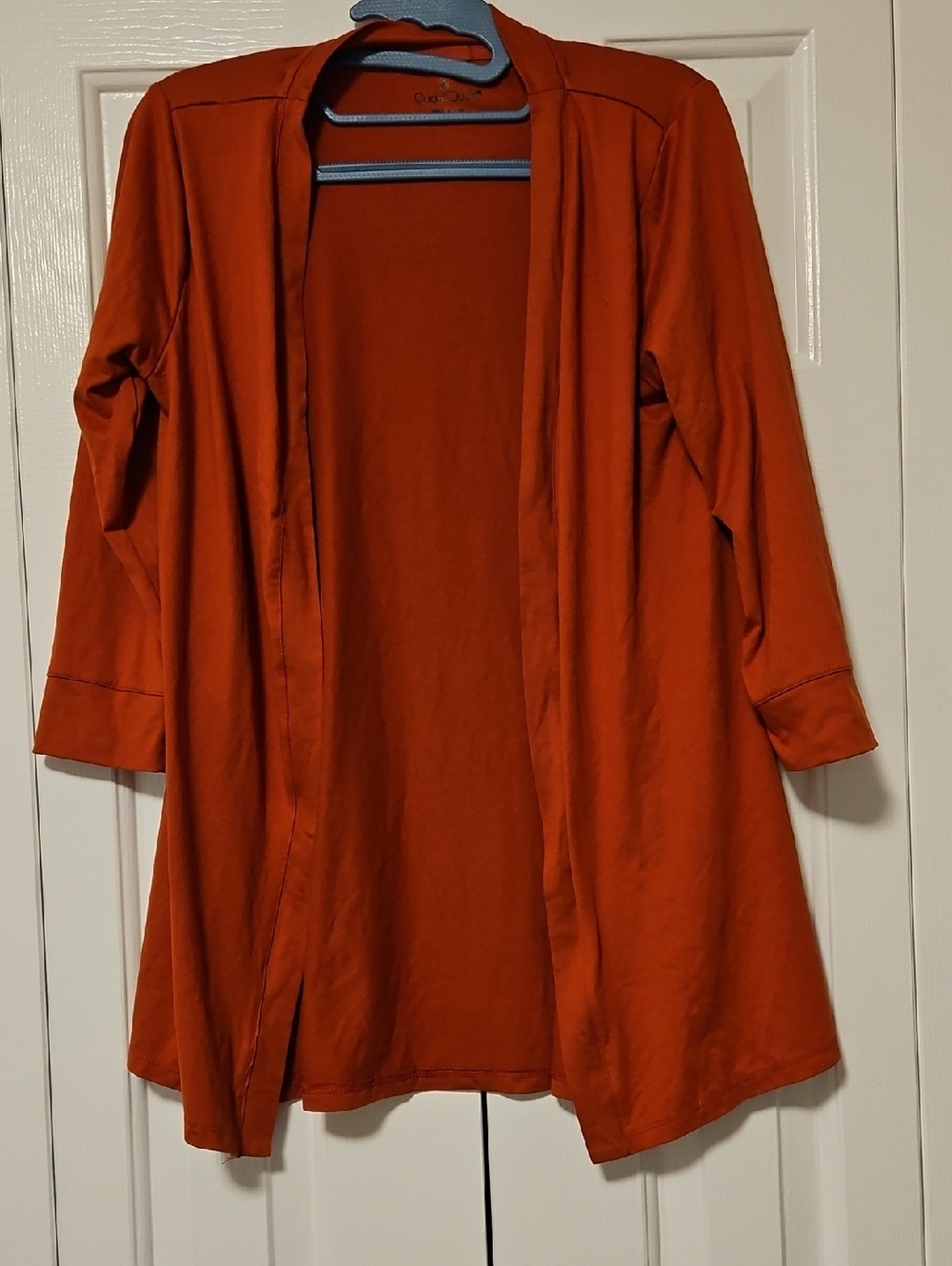 Cuddl Duds Orange Lightweight Top
